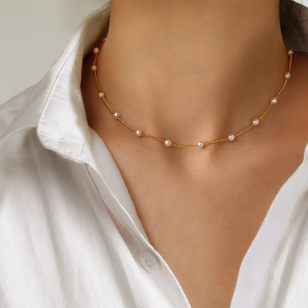 Lily | 3-layer gold and silver necklace with heart or cross pendant