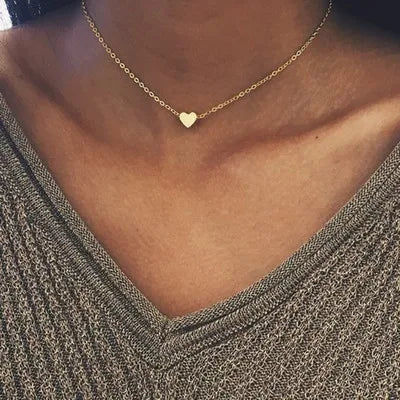 Lily | 3-layer gold and silver necklace with heart or cross pendant
