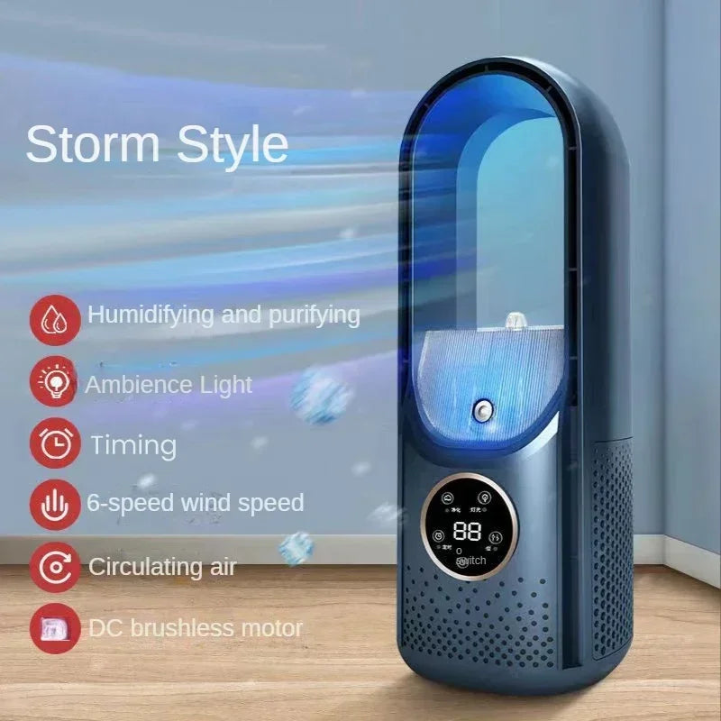CoolMist 3-in-1 Ventilateur sans rotor & purificateur d'air - silencieux, avec UV & ionisateur