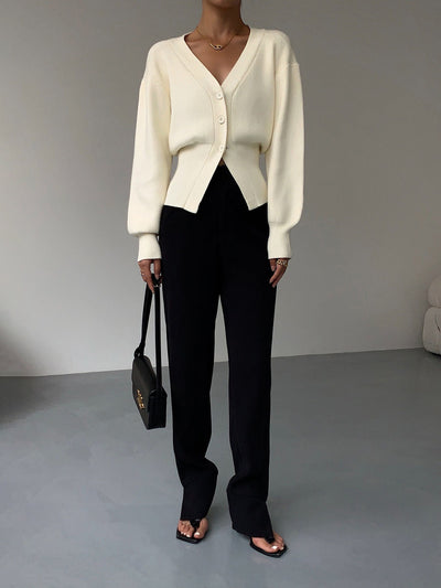 Loulou - Pull-over cardigan pour femme