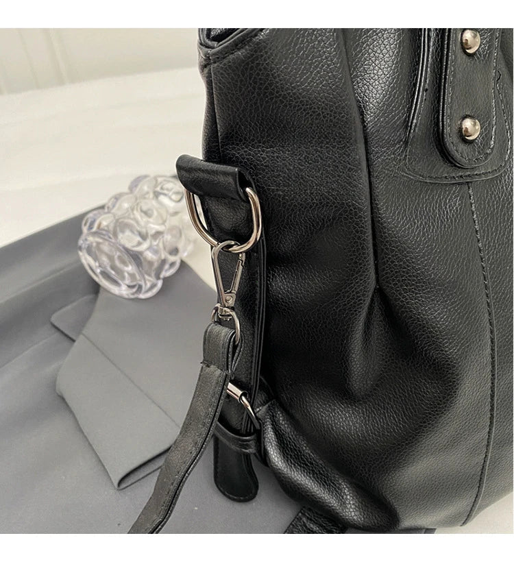 Lunelle - Grand sac à main en cuir souple