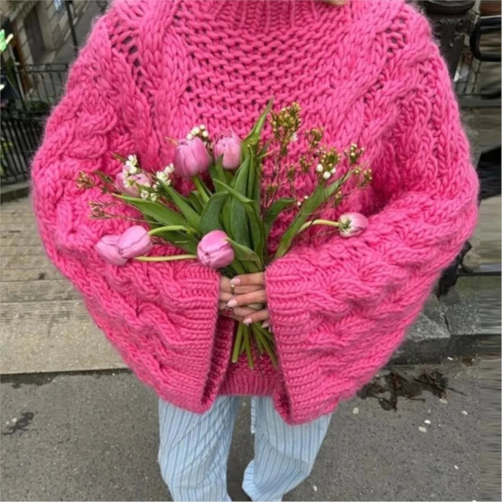 Mia - Pull oversize pour femme - Pull en tricot élégant