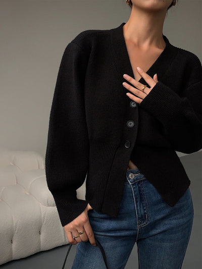Loulou - Pull-over cardigan pour femme