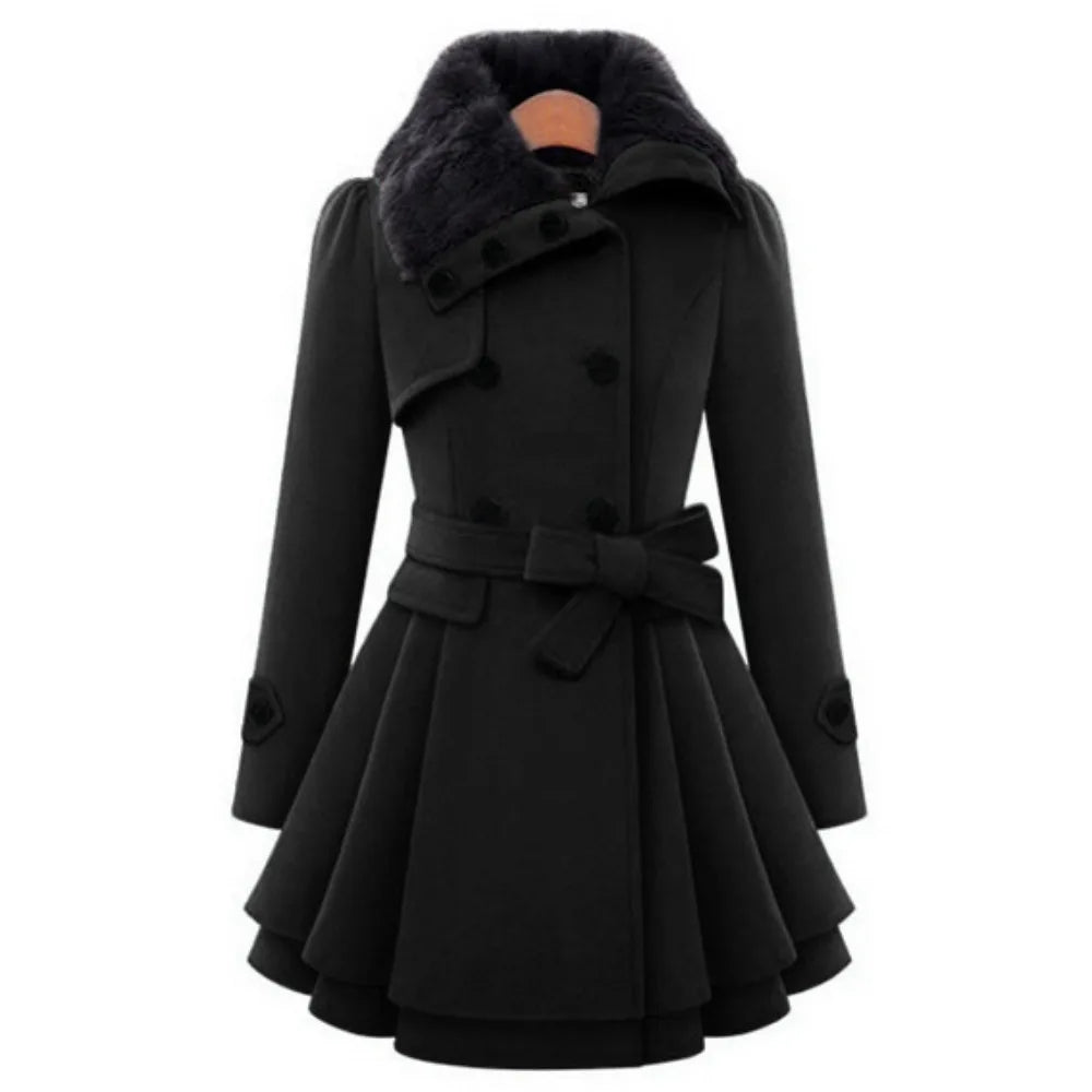 Emily - Trench-coat femme coupe slim | Pardessus élégant