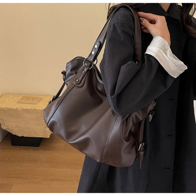 Lunelle - Grand sac à main en cuir souple
