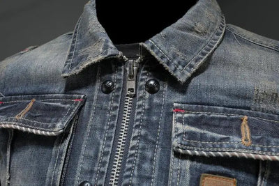 Antoine – Veste en denim rétro pour un style vintage