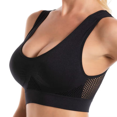Soutien-gorge push-up de sport sans couture