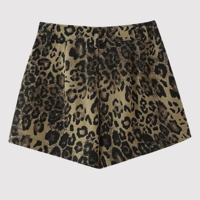 Alya - Short à imprimé léopard audacieux