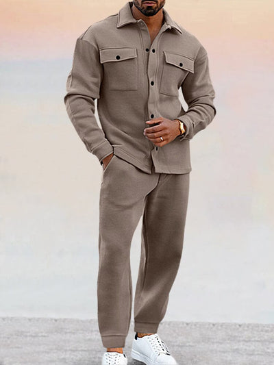 Completo elegante giacca e pantaloni da uomo Nael