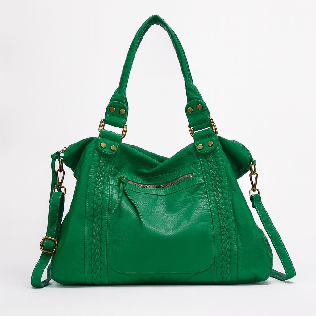 Green Vintage School Bag