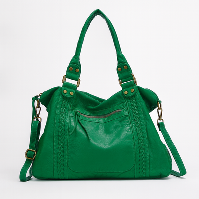 Green Vintage School Bag