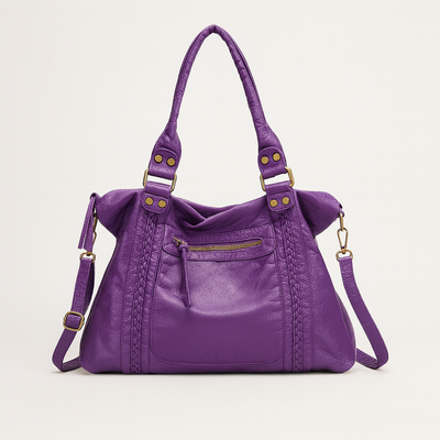 Purple Vintage School Bag