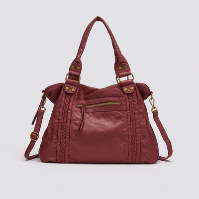 Red Vintage School Bag