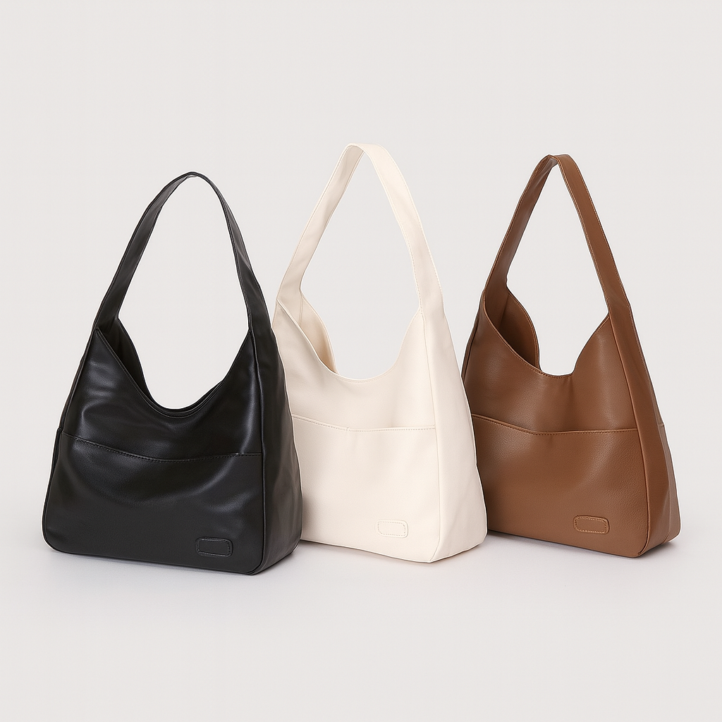3 faux leather bag