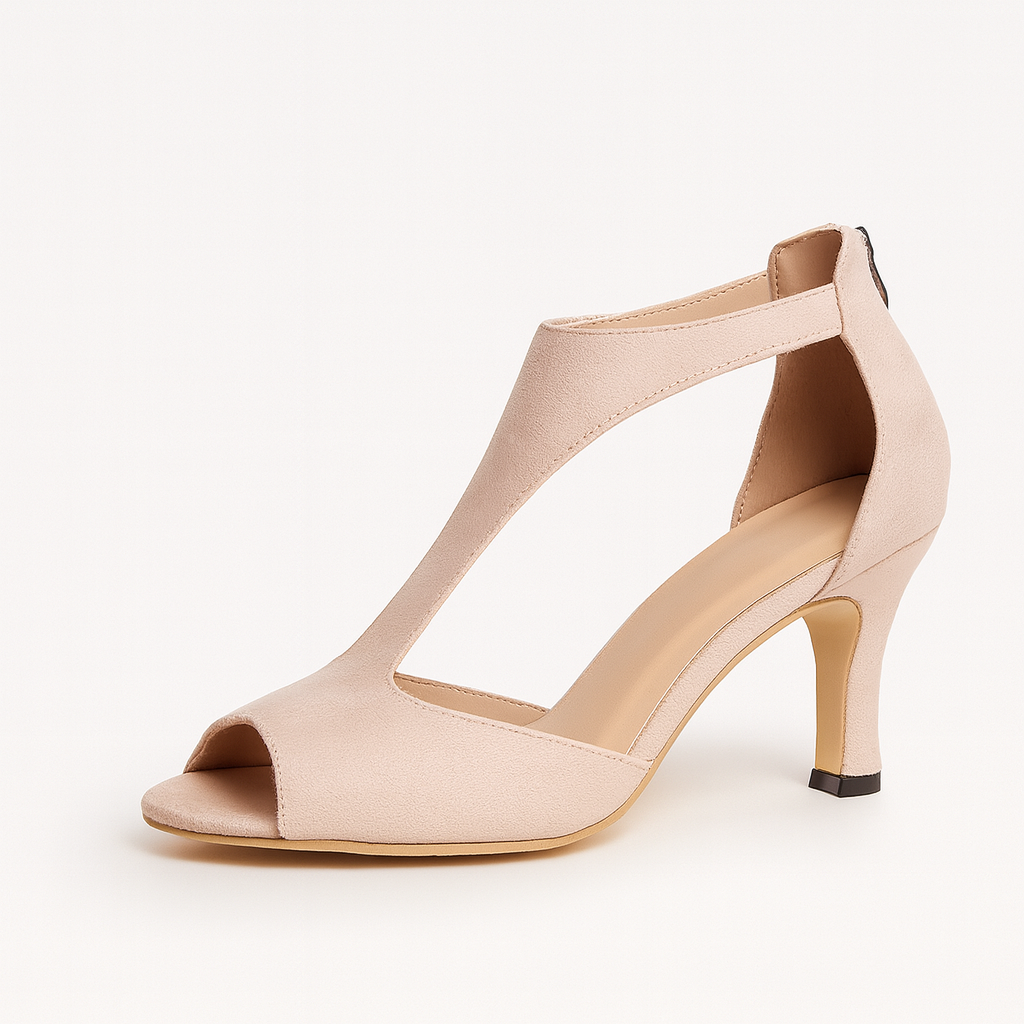 Pink Women's Orthopedic Heel Sandals