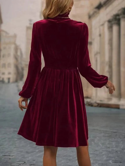 Robe en velours élégante pour femme | Parfaite pour le printemps et l'été