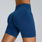 Leonida - Pantalones cortos de entrenamiento sin costuras con cintura alta para mujeres