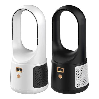 Bladeless Ventilateur de table - Ventilateur USB silencieux avec batterie pour chambre à coucher & bureau