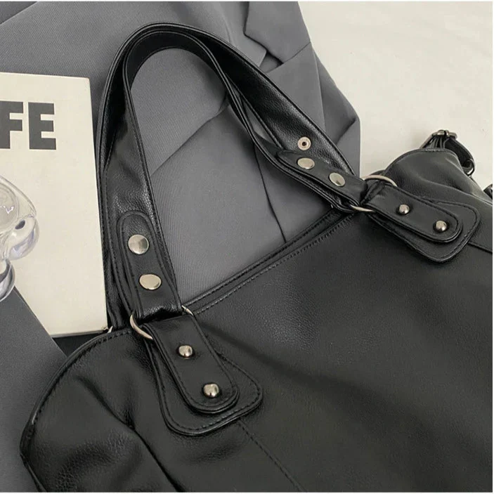 Lunelle - Grand sac à main en cuir souple