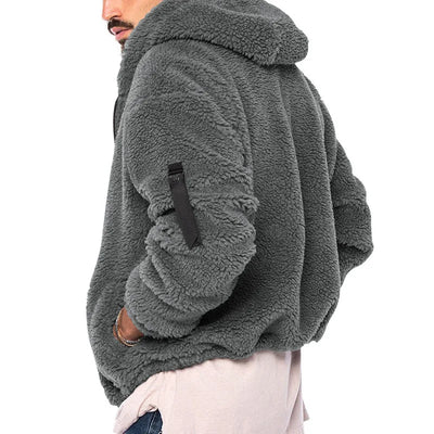 Pantalons d'hiver en laine polaire et cachemire pour hommes