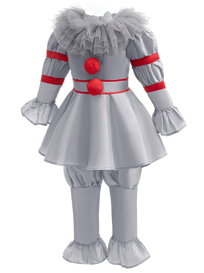 Halloween clown costume - Victorian style dress with ruffles