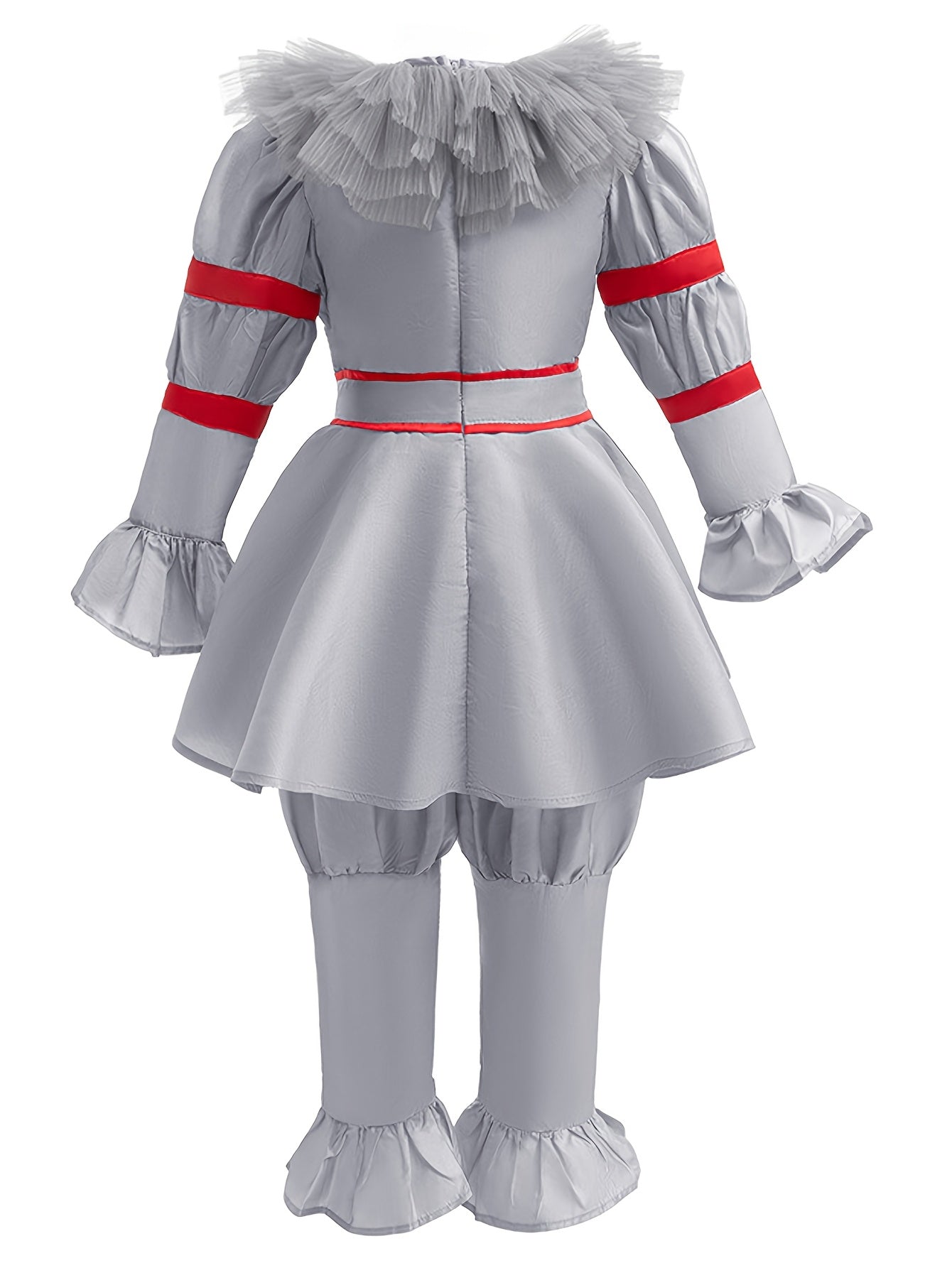 Halloween clown costume - Victorian style dress with ruffles