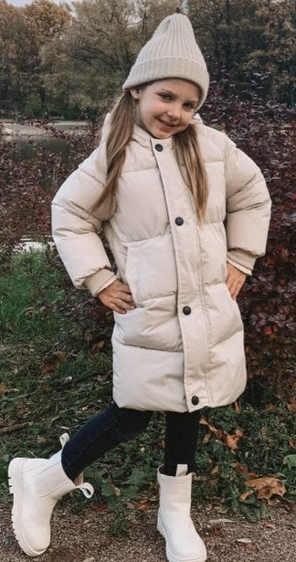 Veste parka chaude pour enfants