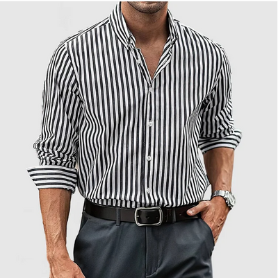 Chemise en coton rayé - Timothy