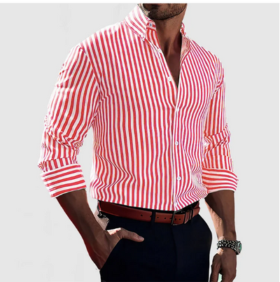 Chemise en coton rayé - Timothy