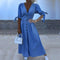 Vera - Robe longue en denim