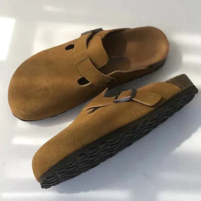 Sandales boston unisexes en cuir de première qualité : style et qualité en un seul article