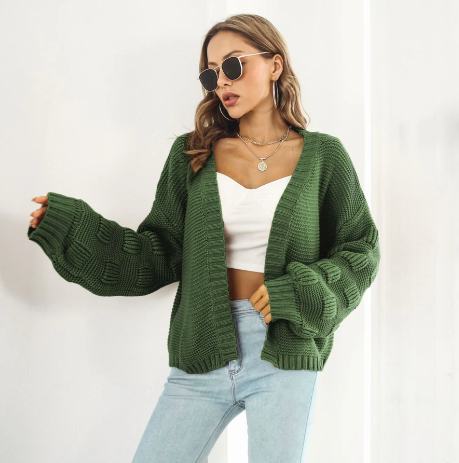 Maglione caldo a maniche lunghe di lusso da donna