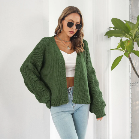 Maglione caldo a maniche lunghe di lusso da donna