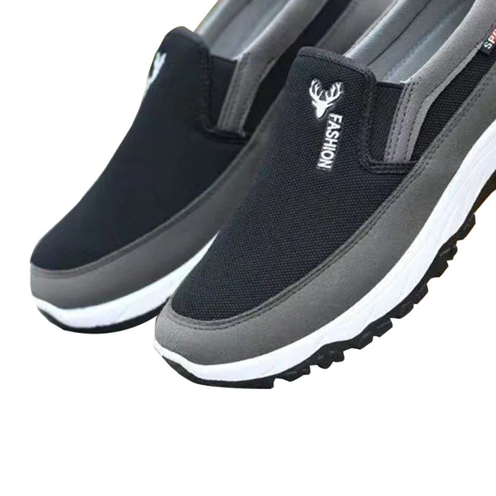 Zapatos ortopédicos sin cordones para hombre