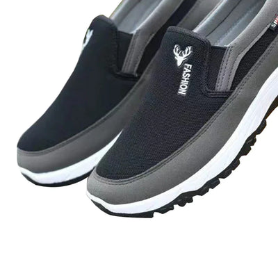 Zapatos ortopédicos sin cordones para hombre