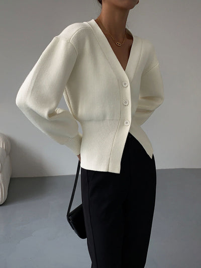 Loulou - Pull-over cardigan pour femme