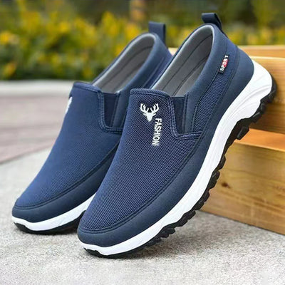 Zapatos ortopédicos sin cordones para hombre