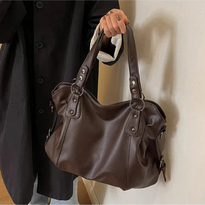Lunelle - Grand sac à main en cuir souple