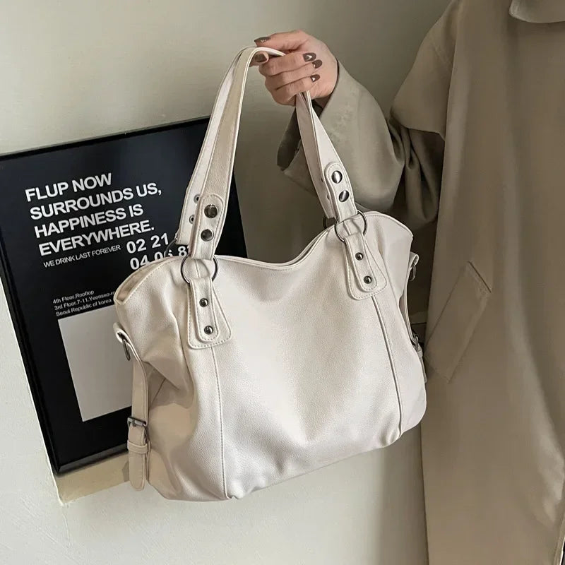 Lunelle - Grand sac à main en cuir souple