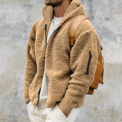 Pantalons d'hiver en laine polaire et cachemire pour hommes