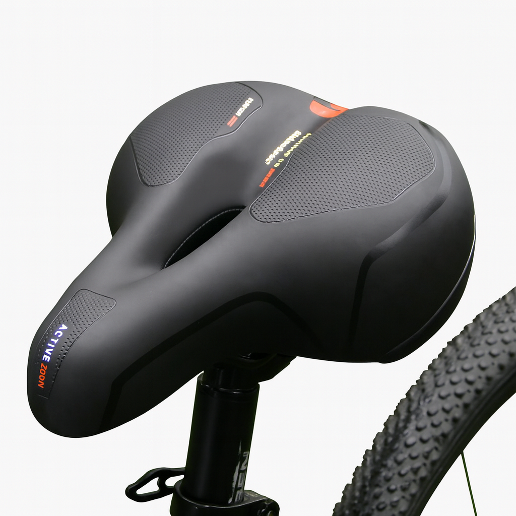 Ergonomic bicycle saddle