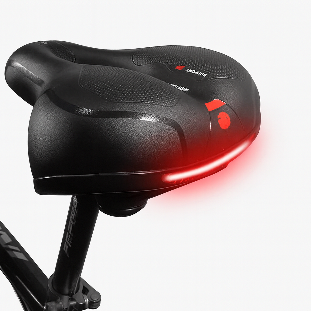 Ergonomic bicycle saddle