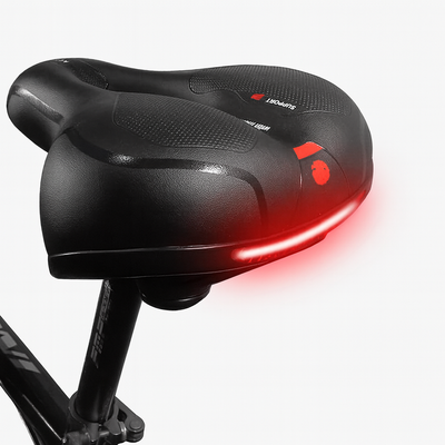 Ergonomic bicycle saddle