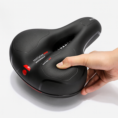 Ergonomic bicycle saddle
