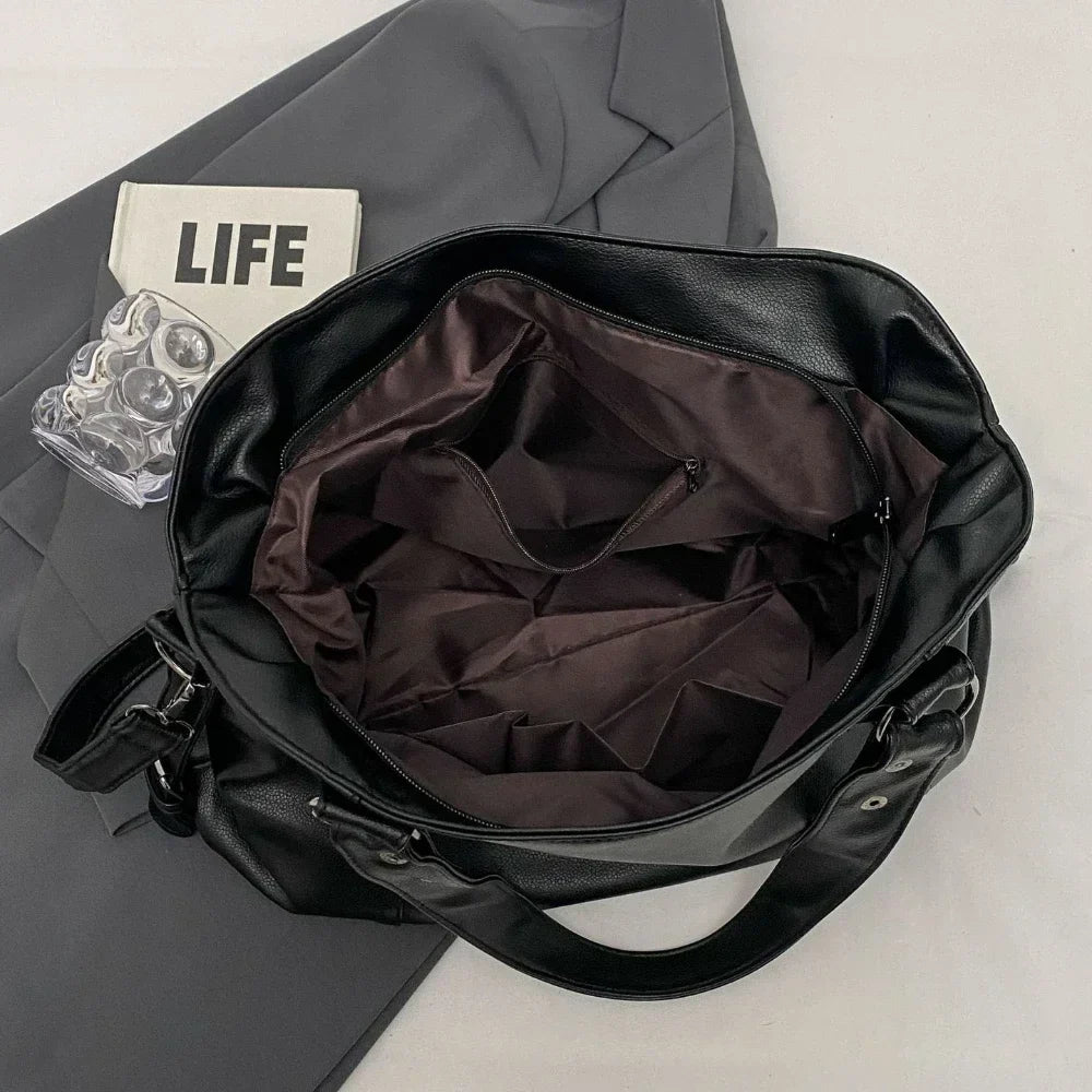 Lunelle - Grand sac à main en cuir souple