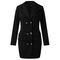Robe blazer élégante et stylée avec boutons et poches pour femmes | Idéal pour toutes les saisons