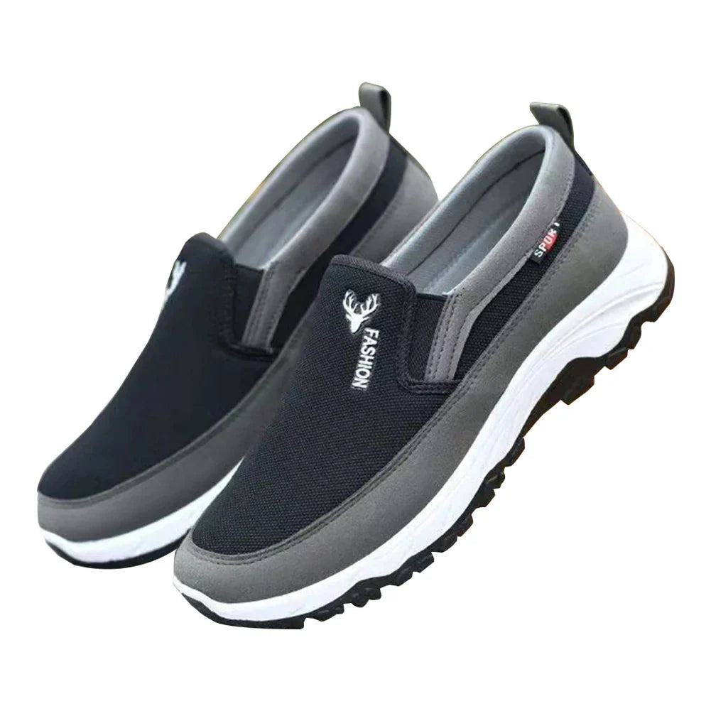 Zapatos ortopédicos sin cordones para hombre