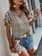 Blouse boho Kataleya femme manches courtes fluide polyvalente estivale