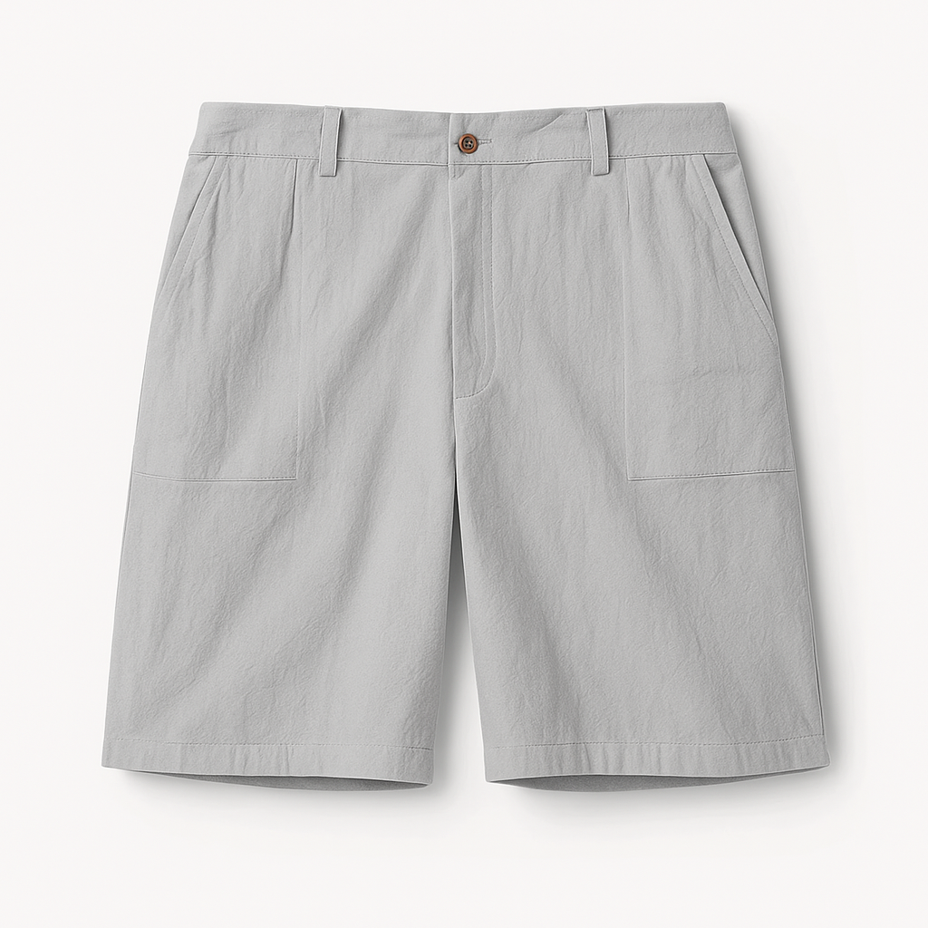Gray Men Linen Short