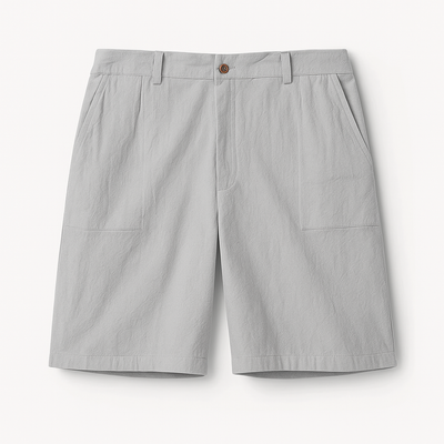 Gray Men Linen Short